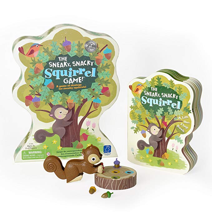 Educational Insights The Sneaky, Snacky Squirrel Game and Board Book Combo