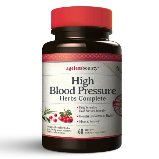 BEST in CLASS - Blood Pressure Support Supplements | Promotes Cardiovascular Health | Advanced Herbal Formula includes Coleus Forskohlii, Garlic, Hawthorne Berry, Olive Leaf extract, Juniper Berries