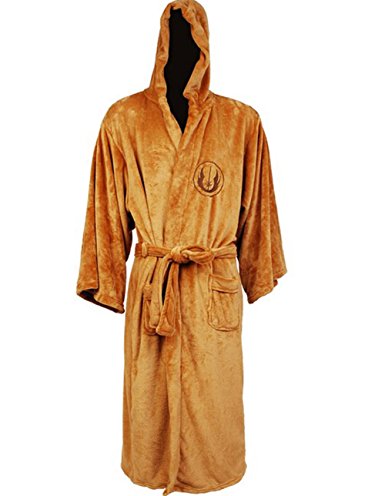 Star Wars Jedi Fleece Bathrobe (Medium/Tan)