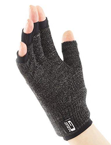 Neo G Arthritis Gloves – Support for Rheumatoid Arthritis, RSI, Joint Pain, Dual Layer System for Optimum Mobility, Flexibility, Warmth and Comfort – Class 1 Medical Grade - 1 Pair – Large - Black