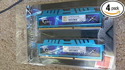 G.SKILL Ripjaws X Series 32GB (4 x 8GB) 240-Pin SDRAM DDR3 1600 (PC3 12800) Desktop Memory F3-1600C9Q-32GXM