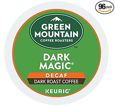 Green Mountain Dark Magic DECAF Extra Bold for Keurig Brewers 24 K-Cups (4 Pack)
