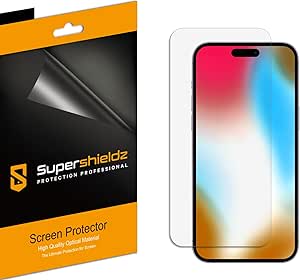 Supershieldz (3 Pack) Designed for iPhone 15 Plus (6.7 inch) Screen Protector, High Definition Clear Shield (PET)