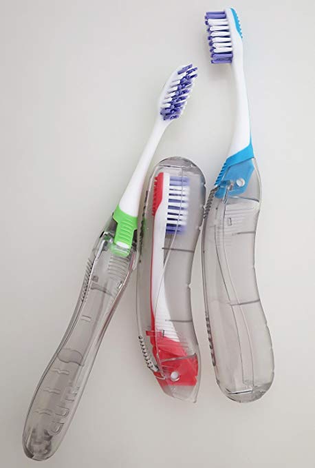 Ortho Travel Folding Toothbrush (6 Pack)