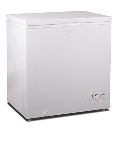 Commercial Cool CCF52W 5.2 Cu. Ft. Chest Freezer with Power on Indicator light and R600a Refrigerant, White