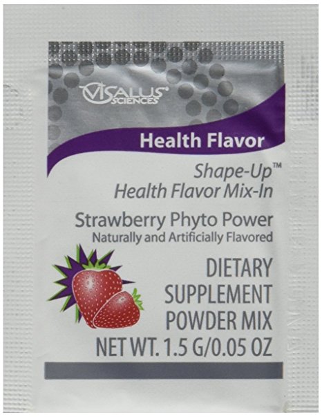 ViSalus Shape-Up Health Flavor Mix-In Strawberry (15 Packets)