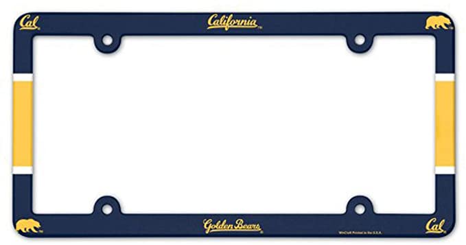 WinCraft California Golden Bears UC Berkeley Plastic License Plate Frame