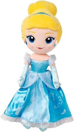 Disney Cinderella Plush Doll, Cinderella, Princess, Official Store, Adorable Soft Toy Plushies and Gifts, Perfect Present for Kids, Medium 14 Inches, Age 0