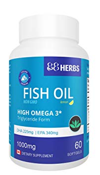 Fish Oil | High DHA/EPA | Lowest Mercury | Triglyceride Form | Lemon
