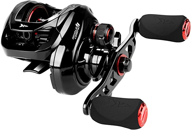 KastKing Royale Legend II Baitcasting Reel, New Compact Design Fishing Reel, Cross-Fire 8 Magnet Braking System, Available in 5.4:1 and 7.2:1 Gear Ratios