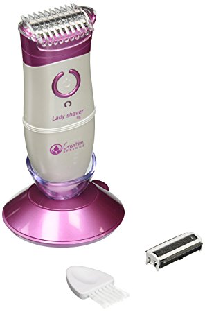 Best Women's Wet/Dry Electric Shaver - Precision Shaving & Bikini Area Trimming - Touchable & Smooth Results for Sensitive Skin – Rechargeable – By Creation Springs
