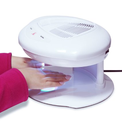 MAKARTTProfessional Salon Nail Dryer Machine Both Hands Automatic Sensor Warm Cool Breeze Air Nail Fan Dryer
