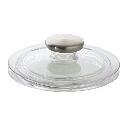 InterDesign Forma Sink Kitchen Sink Drain Stopper - Clear/Brushed