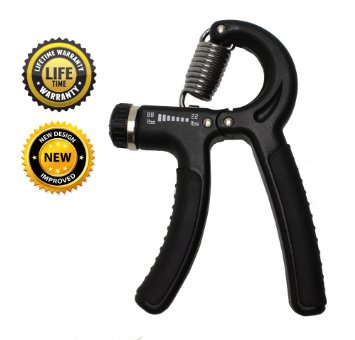 FIRMFive Hand Grip Strengthener | Adjustable 22-88 lbs - Grip Trainer & Forearm Exerciser | Hand Exercise for Arthritis Therapy/Treatment, Guitar, Golf, Shooting | Great Stress Reliever