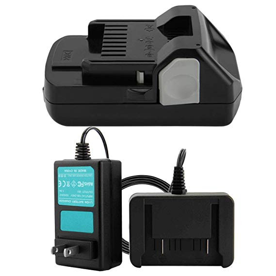 Creabest 18V 2.5Ah Compatible with Hitachi 339782 Battery BSL1830C BSL1815X BSL1815S BSL1830 330139 330557, Include 18V Li-ion Battery Charger