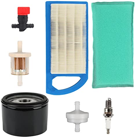 Harbot 794422 795115 Air Filter Tune Up Kit for Briggs & Stratton 698083 697153 697014 797008 Intek 15.5 and 17-17.5HP Tractor Engines John Deere Toro Lawn Mower