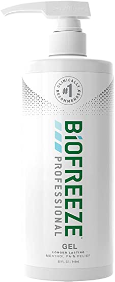Green - PER107QT Biofreeze Professional Pain Relief Gel, 32 oz. Pump,