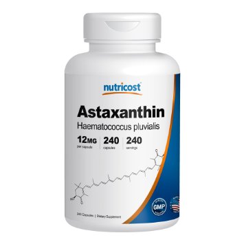 Nutricost Astaxanthin 12mg, 240 Capsules