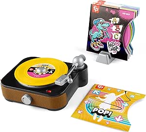 Fisher-Price Musical Toy, Rockin’ Record Player for Preschool Pretend Play for Kids Ages 3  Year