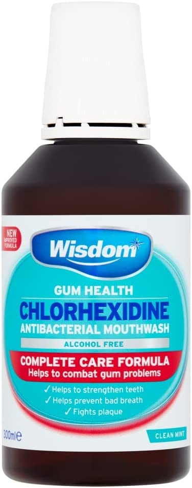 Wisdom Chlorhexidine Antibacterial Mouthwash