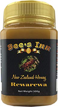 Bee's Inn Rewarewa Honey from New Zealand, 17.6oz (500g) Pure Natural Raw Honey