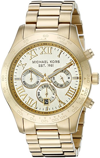 Michael Kors Men's Layton Gold-Tone Watch MK8214