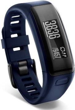Garmin Vivosmart HR Fitness Tracker with Heart Rate Monitor - Regular Fit (Midnight Blue)