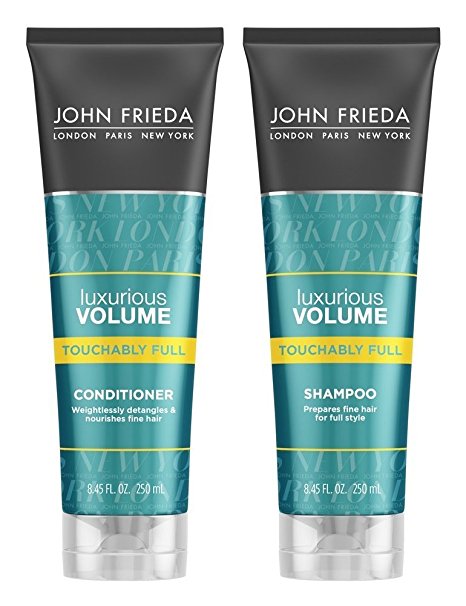 John Frieda Luxurious Volume Touchably Full, DUO set Shampoo   Conditioner, 8.45 Ounce, 1 each