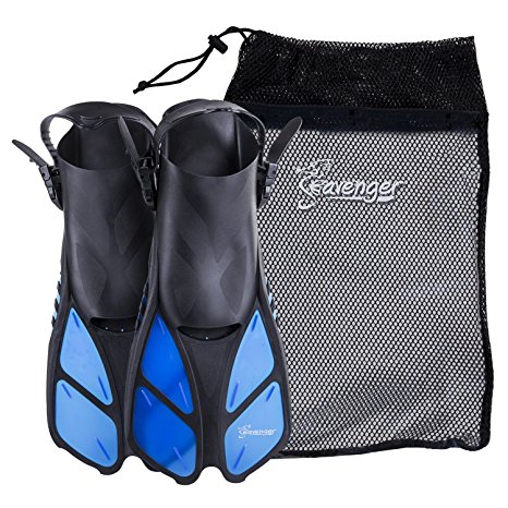 Seavenger Snorkeling Swim Fins with Bag