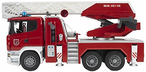 Bruder Scania R-Serie Fire Engine with Water Pump and L and S Module