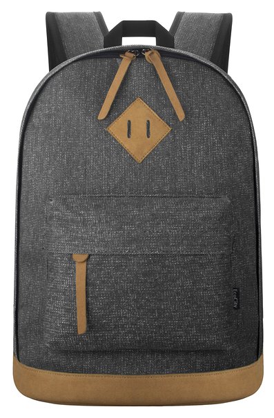 EcoCity Classic Canvas Laptop Backpack School Bag Travel Daypack Rucksack Back Pack
