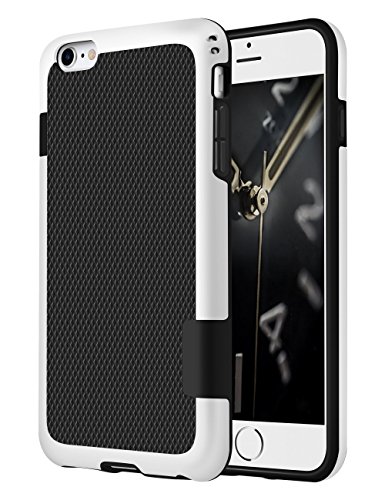 iPhone 6S Case, iPhone 6 Case, GOSHELL Hybrid Impact 3 Color Bumper Case Shock-Absorption Anti-Scratch Durable Rugged Protective Soft TPU & Hard PC Cover for Apple iPhone 6/6S(4.7-Inch) - Black