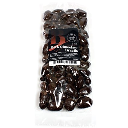 Just Treats Dark Chocolate Brazils (500g Treat Bag)