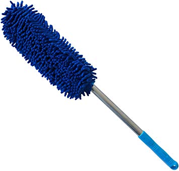 40" 2-in-1 Long Chenille Microfiber Wash Mop with 24" Extension Pole - Typhon East