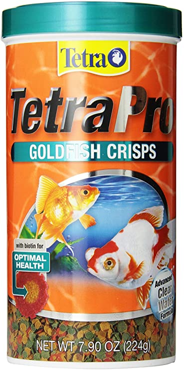 Tetra 77077 TetraPRO Goldfish Crisps for Fishes, 7.9 Ounce