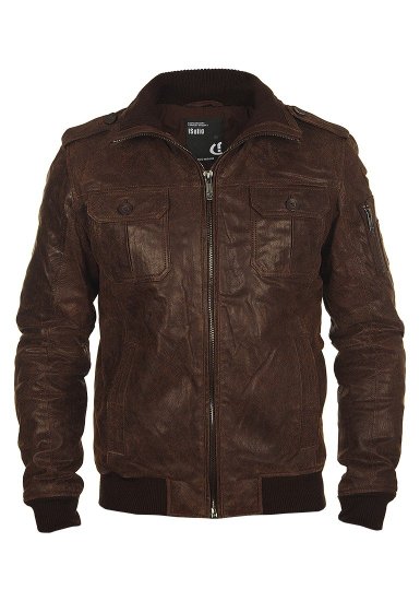 SOLID Fash Men's Leather Jacket