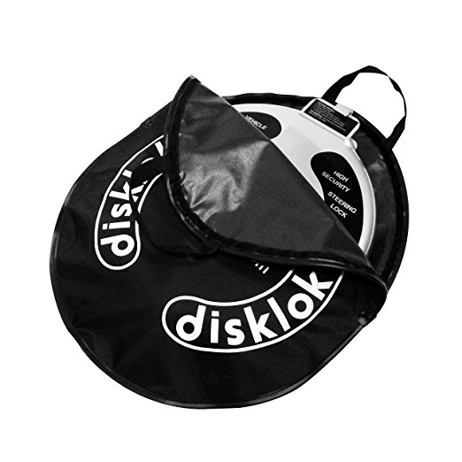 Disklok Security Lock Accessory Pack - Storage Case - Steering Wheel Cover - One Size Fits All