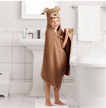 Jumping Beans Hooded Bear Bath Towel