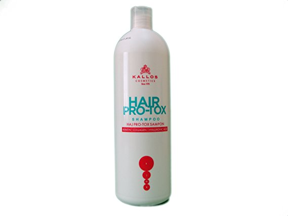 KJMN Hair Pro-tox Shampoo with Keratin, Collagen and Hyaluronic acid for weak, thin, dry and brittle hair - 1000 ml