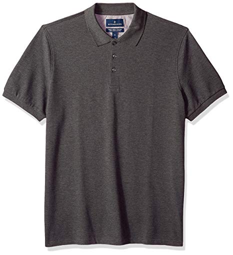 Amazon Brand - BUTTONED DOWN Men's Classic Fit Supima Cotton Stretch Pique Polo Shirt