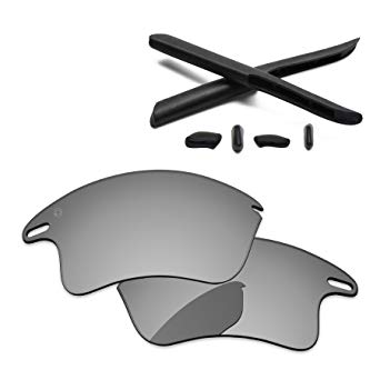 PapaViva Lenses Replacement & Rubber Kits for Oakley Fast Jacket XL OO9156