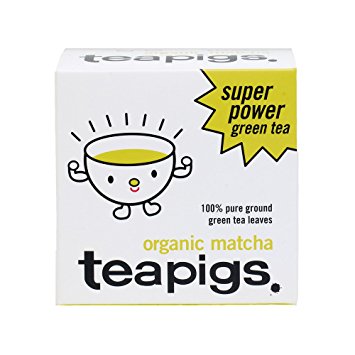 teapigs Organic Matcha Super Power Green Tea, 30g