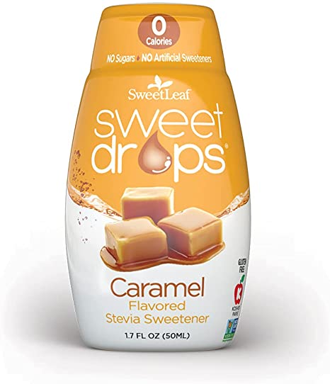 SweetLeaf Sweet Drops Liquid Stevia Sweetener, Carmel, 1.7 Ounce