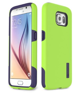 Galaxy S6 CaseTOTUShock proofDrop Protection Dual-Layer Defender Protective Frame S6 case for Samsung Galaxy S6 2015Lime Green  Blue