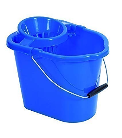 10 litre plastic socket mop bucket Blue - Contico SM10BL