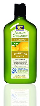 Avalon Organics Clarifying Lemon Shampoo, 11 Ounce