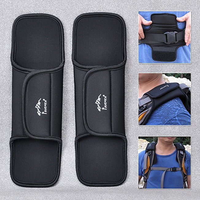 Agile-shop 1pair Anti-slip Padded Cushion for Shoulder Strap Sling BAG Sports Waist Backpack