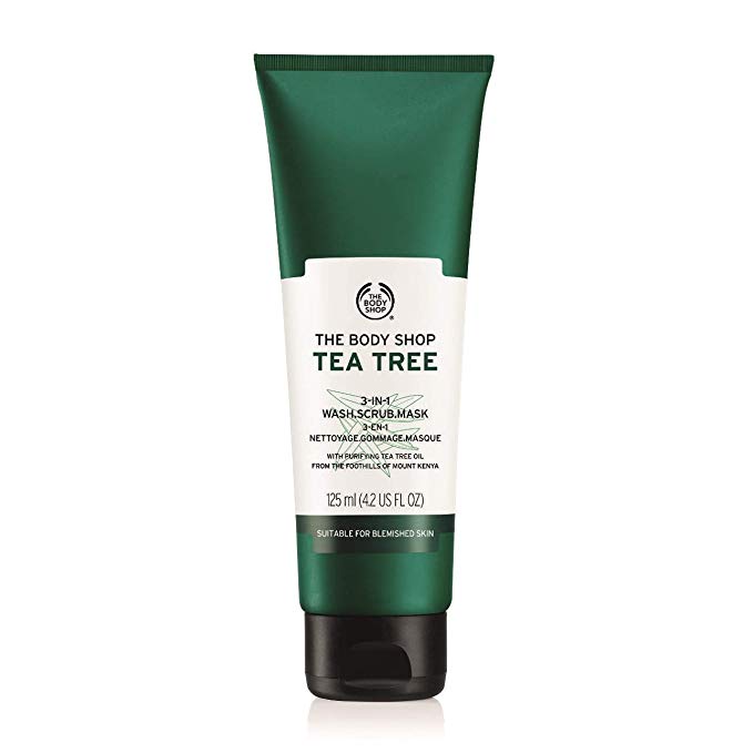 The Body Shop Tea Tree 3-in-1 Wash Scrub Mask 125ml