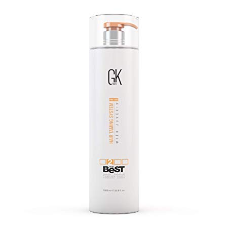 Global Keratin GKhair The Best Professional Hair Straightening, Smoothing Keratin Treatment (1000ml/33 fl. oz) For Silky, Smooth Natural Hair