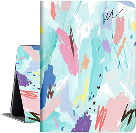 Vimorco iPad 10.9 Case, Cute iPad Air 4 Case 10.9 Inch for Girls Women, Apple Pencil Charging/Multiple Viewing Angles iPad Air 4th Generation Case 2020, Lightweight iPad Air 4 Cover (Color Block)